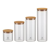 Contenedores De Vidrio Y Tapa De Bambú Electrolux