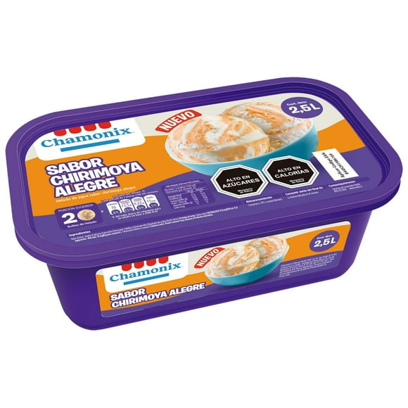 Helado Chirimoya Alegre, 2.5 L
