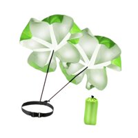 Ioensy - Paraguas Powerchute Para Correr, Velocidad Y Fuerza Central Para Fútbol, Para Niños Y Adultos, Color Verde