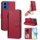 thumbnail image 1 of Funda con Billetera para [Motorola Moto G34 5G] con Bolsillo Zipper y Tarjetero Rojo, 1 of 6