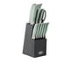 thumbnail image 2 of Oster Set De Cuchillos Lindbergh Acero 14 Piezas Inox Verde, 2 of 7