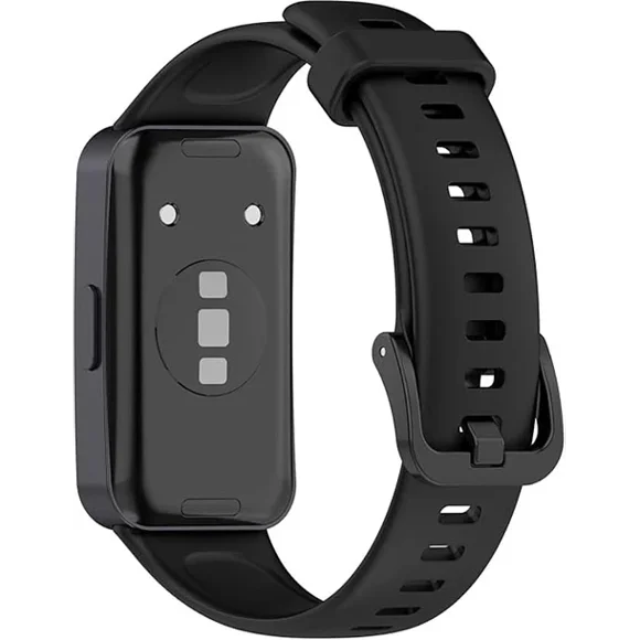 Correa Silicona Para Huawei Band 10 NFC, Band 9 NFC y Band 8 NFC Negro