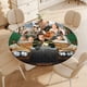 thumbnail image 4 of Richie Rich theme Fitted Round Tablecloths Elastic Edged Table Covers Waterproof Table Cloth For Kitchen Holiday Party Tables Decor 120cm, 4 of 6