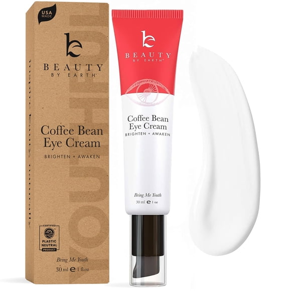 Crema Para Ojos Beauty De Earth Caffeine Para Hinchazón Y Bolsas