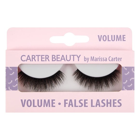 False Lashes Carter Beauty Volume para mujer, 1 par