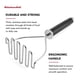thumbnail image 4 of Masher KitchenAid Gourmet, acero inoxidable, 26 cm, color negro, 4 of 6