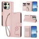 thumbnail image 2 of Funda Cartera Trébol para Xiaomi Redmi Note 13 4G con Ranuras Tarjetas y Carga Inalámbrica Rosa, 2 of 6