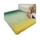 thumbnail image 2 of Alfombra peluda Suave 240 x 200 cm Primera Calidad Verde Jaspeado, 2 of 3