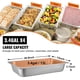 thumbnail image 4 of Sartén de mesa Steam VEVOR 20,8 de largo x 13 de ancho x 9,4 D de acero inoxidable con tapa, 4 of 9