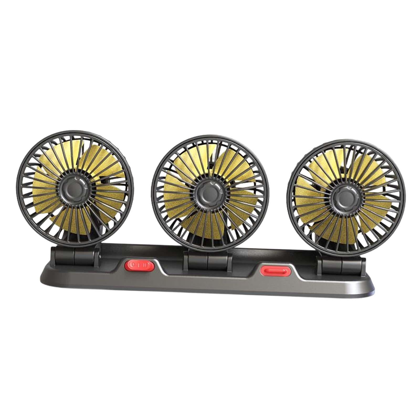 Magideal - Ventilador De Refrigeración Para Vehículos, Ventilador De Refrigeración Personal Para Vehículos, Ventilador De Aire, Ventiladores Para Automóviles, 3 12v