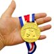thumbnail image 4 of Medallas de Cornhole Donrime 6,5 cm Oro, Plata y Bronce, 4 of 7