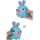 thumbnail image 3 of Paquete de 3 juguetes parlantes de goma para apretar, animales que gritan con la lengua afuera, alivian el estrés y la ansiedad, lindo conejo con forma de oso, regalo para niños y adultos, recuerdo de, 3 of 7