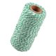thumbnail image 1 of Cuerda De Hilo De Algodón De Colores, 2x328 Pies (100m), Para Manualidades, Color Verde, 1 of 1