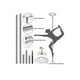 thumbnail image 1 of Barra Profesional Pole Dance Fitness Portátil Fijo Giratorio, 1 of 2