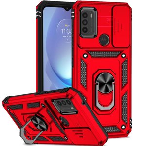 Estuche Gangxun Para Motorola Moto G50, Soporte Giratorio 360°, Estilo Mecánico Y Magnético