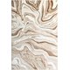 thumbnail image 2 of Alfombra Abani Regal Beige Marrón 110x185 cm Abstracta, 2 of 9