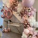 thumbnail image 5 of Globos PartyWoo Cavern Pink, 140 unidades, color rosa bohemio, diferentes tamaños, 5 of 6