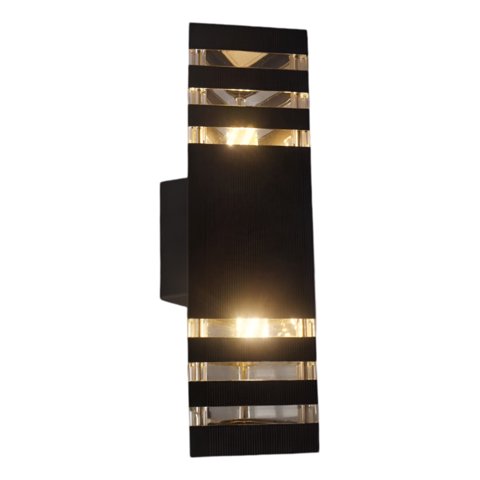 Genérico - Lámpara Aplique Pared Moderna Triángulo Negro Jhn