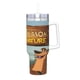 thumbnail image 2 of Open Season: Llamada de la Naturaleza Vaso aislado de acero inoxidable con asa, diseño temático, regalo para familia, amigos y fans; incluye pajita y encaja en el portavasos estándar, 40 oz, 2 of 6