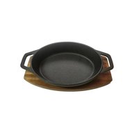 Sartén Cacerola Wayu Hierro Fundido Con Base De Madera Wayu