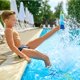 thumbnail image 3 of Aletas de Natación Prsca para Niños – Cortas, de Entrenamiento, para Piscina, 3 of 8