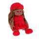 thumbnail image 1 of Mu?eca Bebé Realista De 30 Cm, Mu?eca De Ni?a Recién Nacida De Vinilo Con Vestido De Punto Rojo, 1 of 5