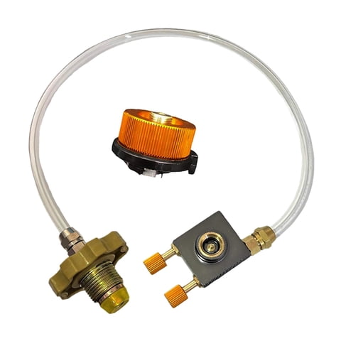 Ioensy - Adaptador De Recarga De Tanque De Gas Adaptador De Recarga De Cilindro De Gas Para Tanque De Cilindro Picnic Con Adaptador