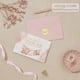 thumbnail image 3 of Tarjetas de agradecimiento Tribetots para baby shower de niña, 50 piezas con sobres, 3 of 7