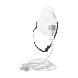 Topmedic - Mascarilla Oxigeno Adulto Alargada Con Tubo 2.1M