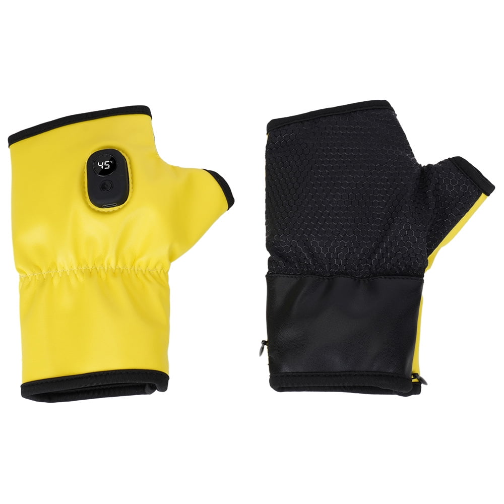 Xusx111 - Guantes De Escritura De Calefacción Sin Dedos Eléctricos Para Estudiantes, Calentador De Mano Para Guantes De Calefacción De Carga Usb Interiores Y Exteriores