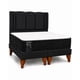 thumbnail image 2 of Cama King Size Milano + Respaldo King Size Milano + Colchon Mery Desing Negro, 2 of 8