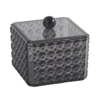 Magideal - Contenedor De Almohadillas Cosméticas, Soporte Para Bolas De Algodón, Caja De Almacenamiento De Bastoncillos De Algodón, Almohadillas De Algodón Trans 97 Cm X 97 Cm X 95 Cm