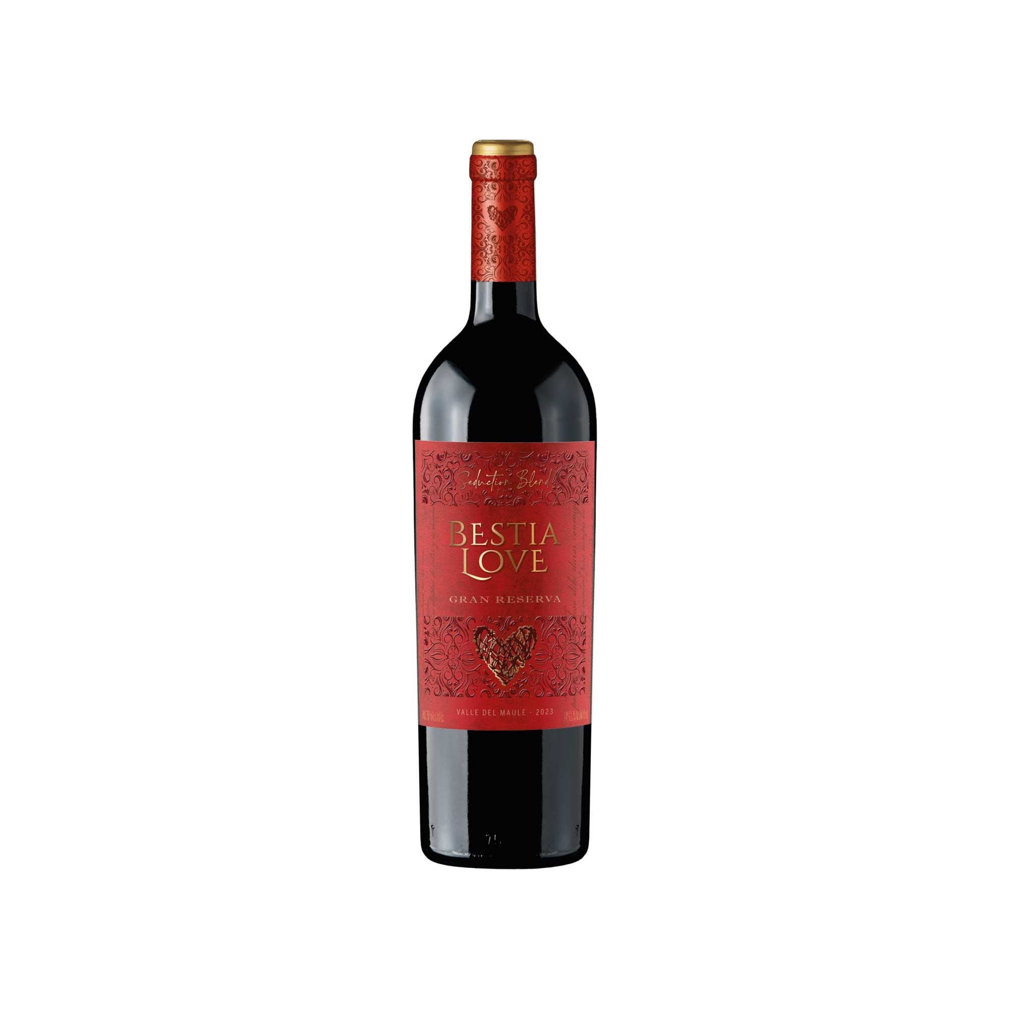 Vino Tinto Gran Reserva Blended 14º Botella 750 ml Bestia Love