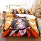 thumbnail image 1 of Mysta Rias Bedding Set Single Twin Full Queen King Size Bed Set Aldult Kid Bedroom Duvetcover Sets 3D Print Anime Kawaii New Bed Sheets, 1 of 5