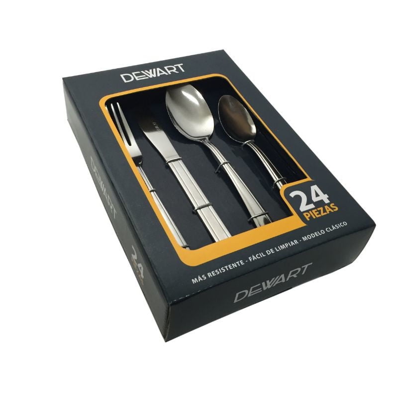 Krons - Set Cuchillería Dewart 24 Piezas