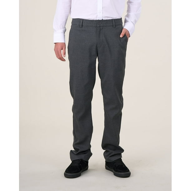 Pantalón Colegio Gris Slim Fit Escolar S A Xxl -