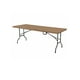 thumbnail image 1 of Mesa Plegable 1.80 Mts Tipo Maleta con Seguro Estilo CAFE, 1 of 4