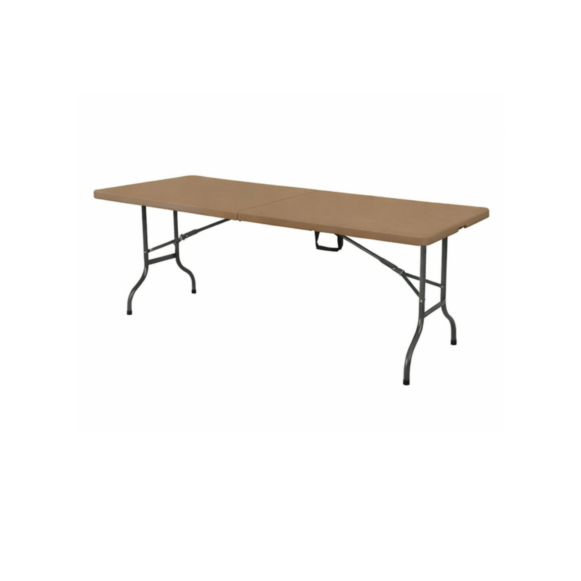 Tododescuento - Mesa Plegable 1.80 Mts Tipo Maleta Con Seguro Estilo Cafe