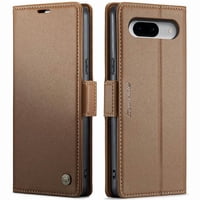 Caseme Tipo Cartera Google Pixel 8 Con Cierre Magnético, Rfid, Tarjetero, Soporte, Carga Inalámbrica