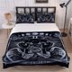thumbnail image 1 of Gemini Dark Synthetic Gemstoneini Dark Pattern Three-Piece Set Soft and Comfortable Bedding Set, 1 of 5