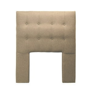 Dgb - Respaldo Cama 1 Plaza Lino Beige Sevilla Cp