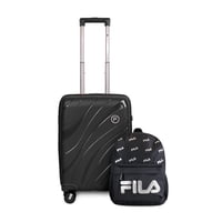 Pack Maleta Cabina S Lola 10Kg + Mochila Urbanix Fila 16Lts Negro-Silver