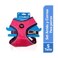 Set Arnés Pechera Y Correa Para Perro Talla S 1 Un Buddy Pet