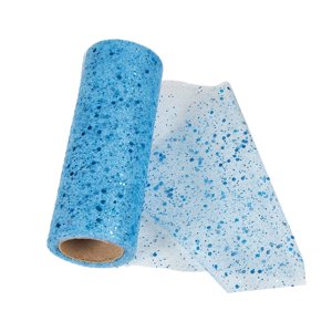 Bothyi - Tul Con Purpurina De 10 Yardas De Moda Para Decoración De Coronas, Telas De Ropa, Arte Diy, Azul Claro