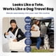 thumbnail image 2 of Bolso de viaje para perros rubyloo Puffer Tote con comederos Beige, 2 of 8