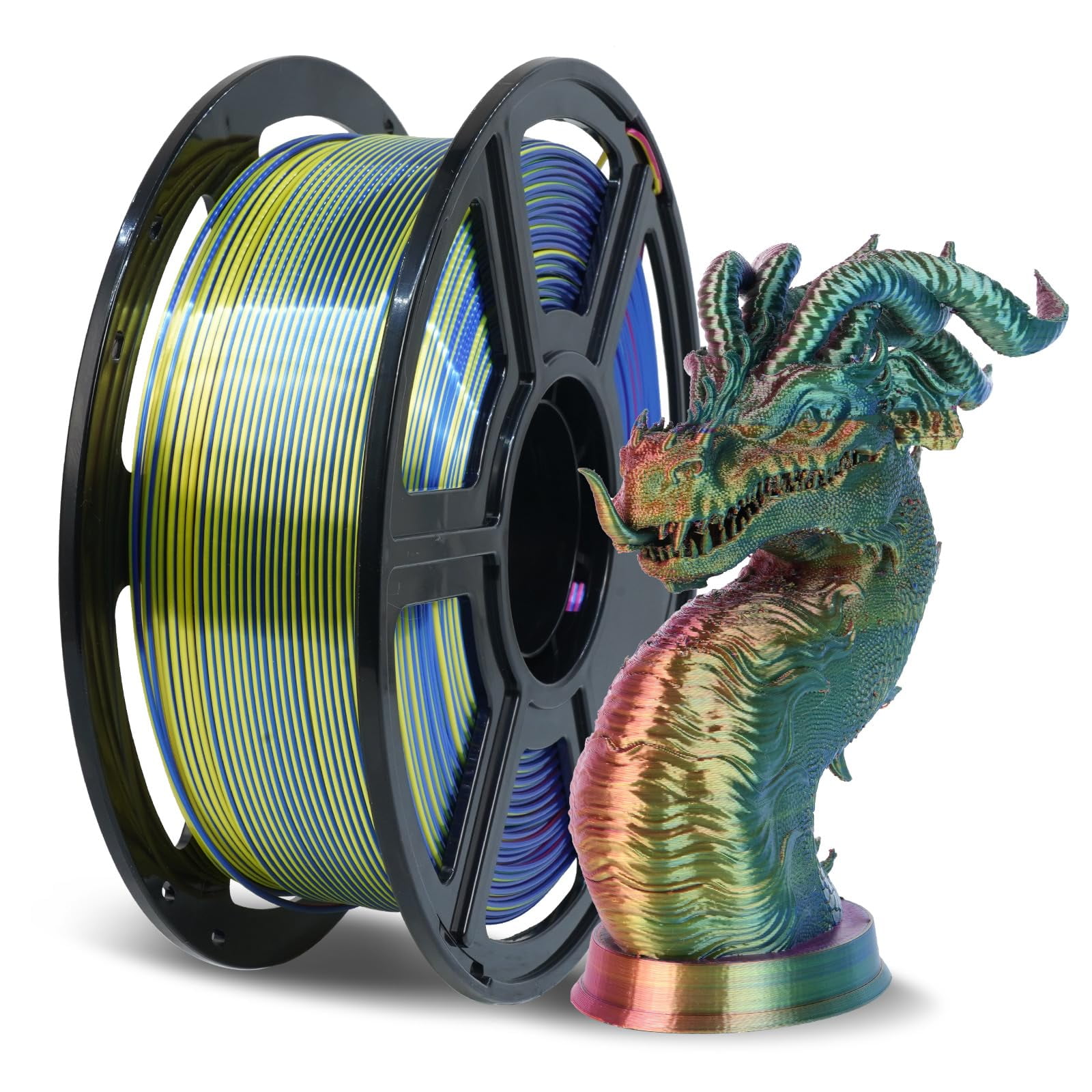 Filamento Flashforge Silk Tricolor Pla 1,75 Mm 1 Kg