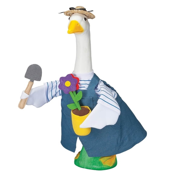 Disfraz de ganso jardinero Fox Valley Traders para figura de 58 cm
