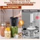 thumbnail image 2 of Kit de sellado al vacío eléctrico para tarros Mason, sellador al vacío de mano inalámbrico para tarros Mason de boca ancha y regular, con pantalla LED, almacenamiento portátil de alimentos, ideal para, 2 of 7