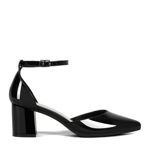 Zapato Taco Alto Negro Fiesta Mujer Weide Gh63