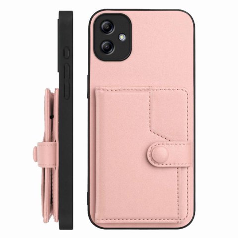 Foxdock Funda Para Samsung Galaxy A04E Con Bloqueo Rfid - Diseño Elegante Con Cierre De Botón